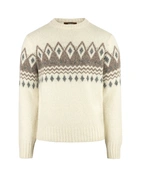 Tröja Rundhals Merino Alpacka Fair Isle Benvit