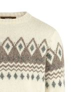 Tröja Rundhals Merino Alpacka Fair Isle Benvit
