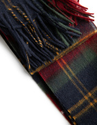 Scarf Ull/Cashmere Rödrutig One Size