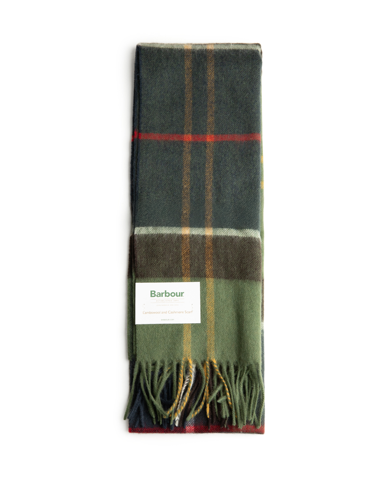 Carrbridge Tartan Halsduk Grönrutig