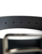 Bälte Logo Läder Blå 110