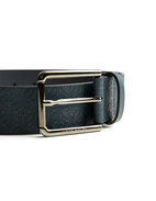 Bälte Logo Läder Blå 110