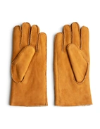 Bernard Handske Lammpälsmocka Ljusbrun