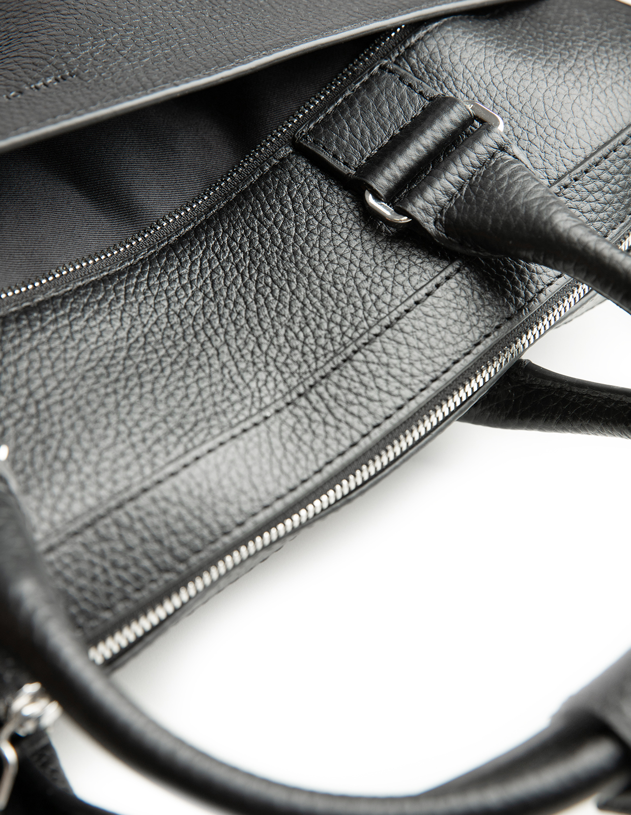 Bosun Portfölj Läder Svart