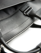 Bosun Portfölj Läder Svart