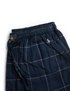 PJ Set Pyjamas Flanell Rutig Navy L