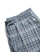 PJ Set Pyjamas Flanell Rutig Blå Multi M