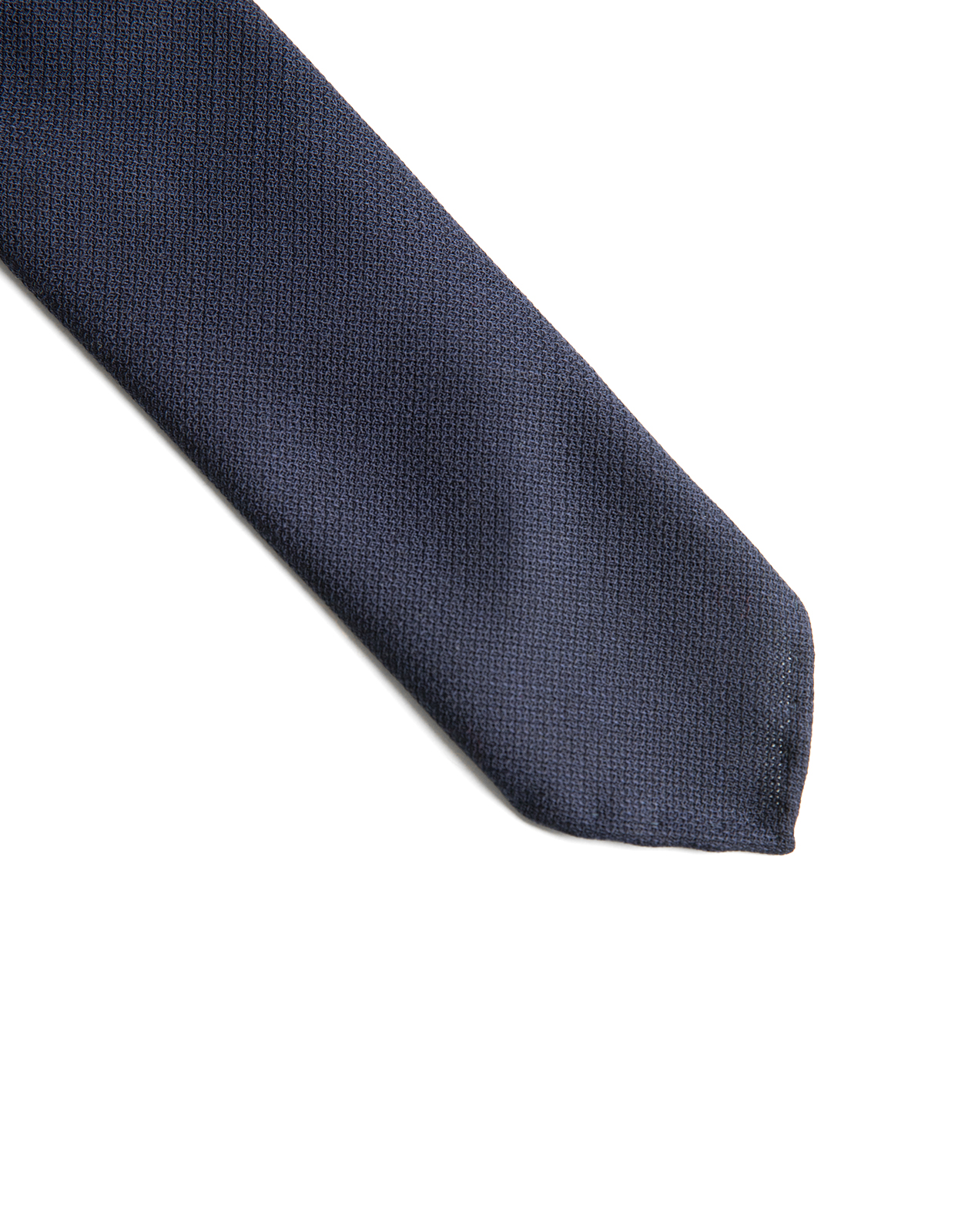 Slips Untipped Ull Marinblå