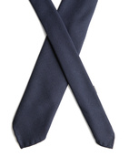 Slips Untipped Ull Marinblå