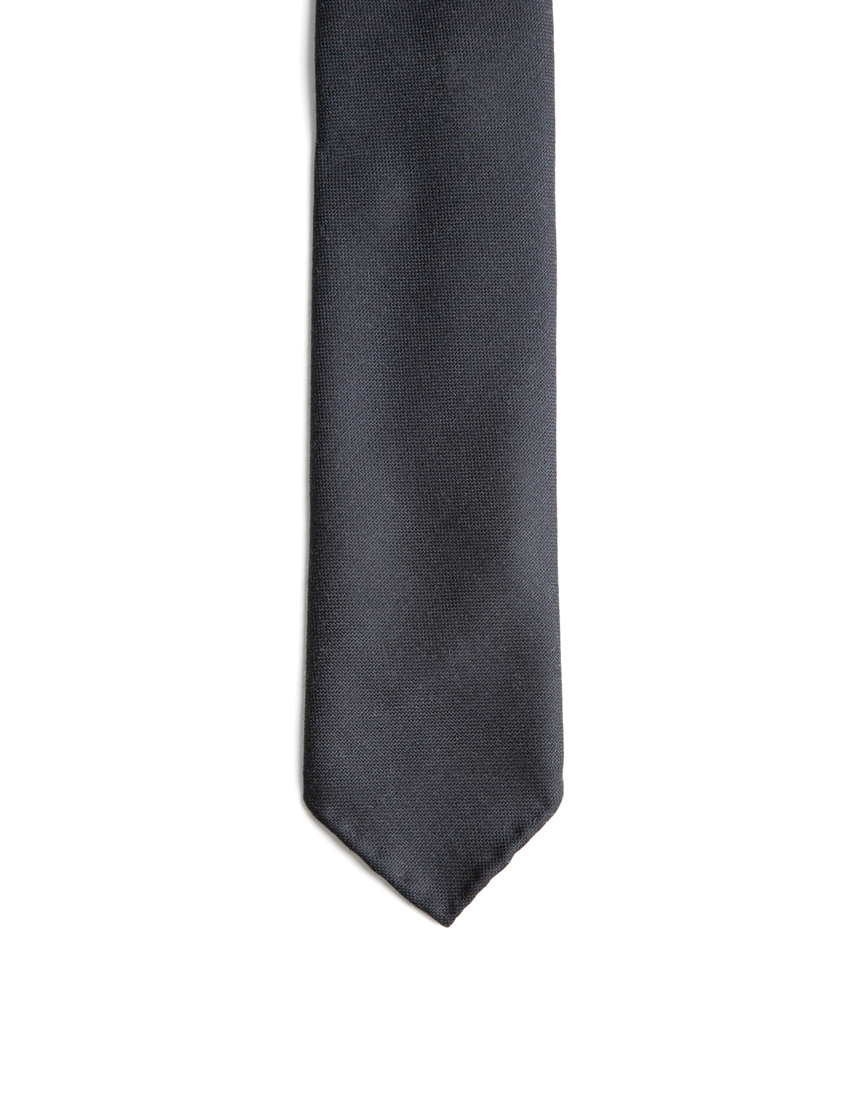 Slips Untipped Ull Marinblå