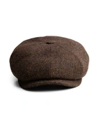 Hatteras Keps Harris Tweed Brun