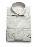 1899 Slim Skjorta Flanell Ljusgrå 44
