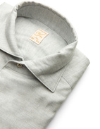 1899 Slim Skjorta Flanell Ljusgrå 44