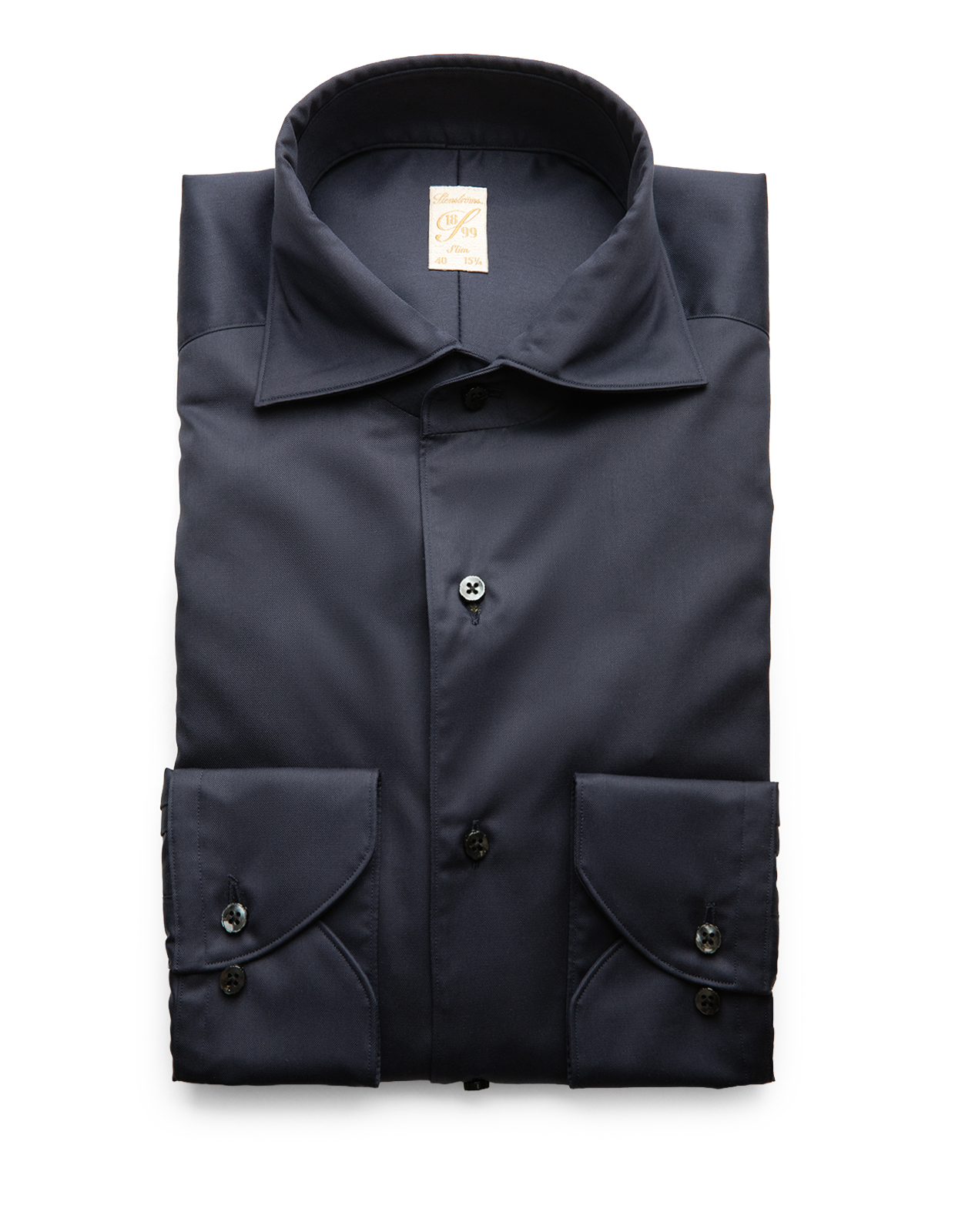 1899 Slim Skjorta Bomull Navy