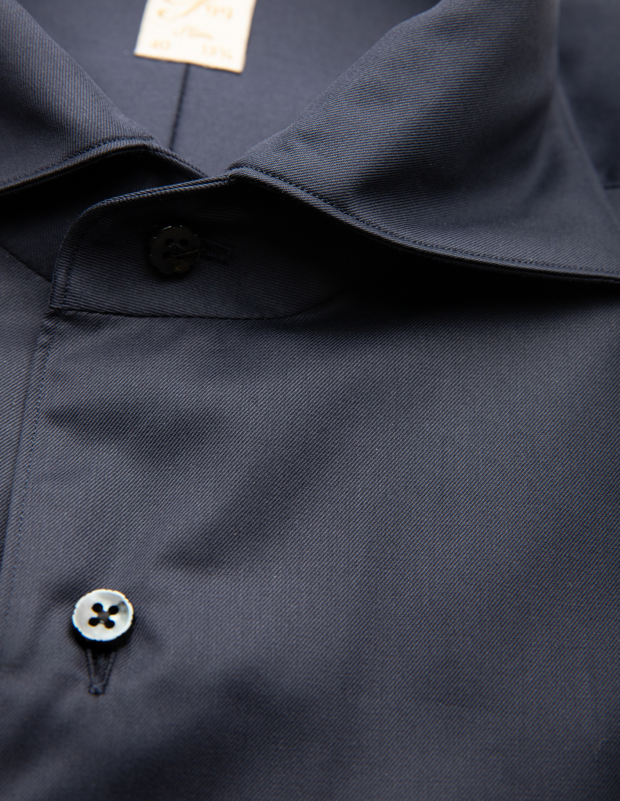 1899 Slim Skjorta Bomull Navy 40