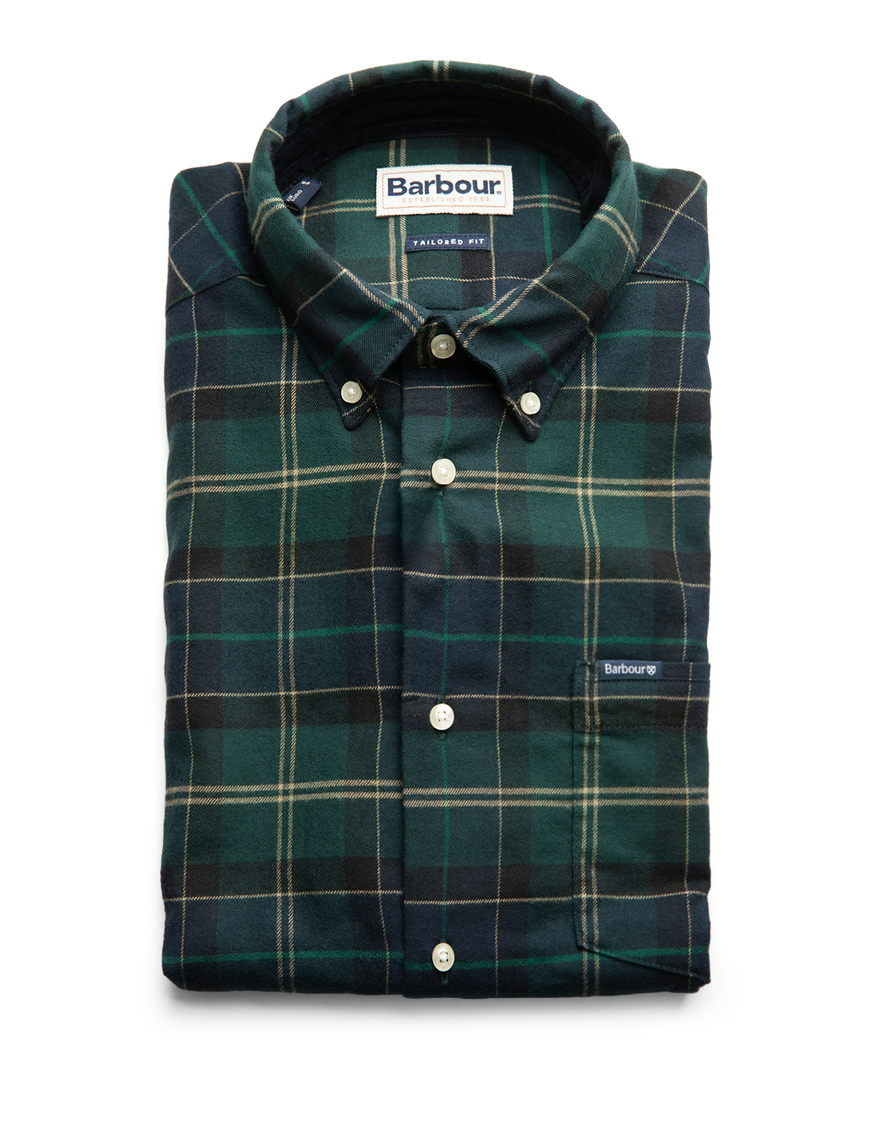 Fortrose Skjorta Grön/Blå Rutig XL