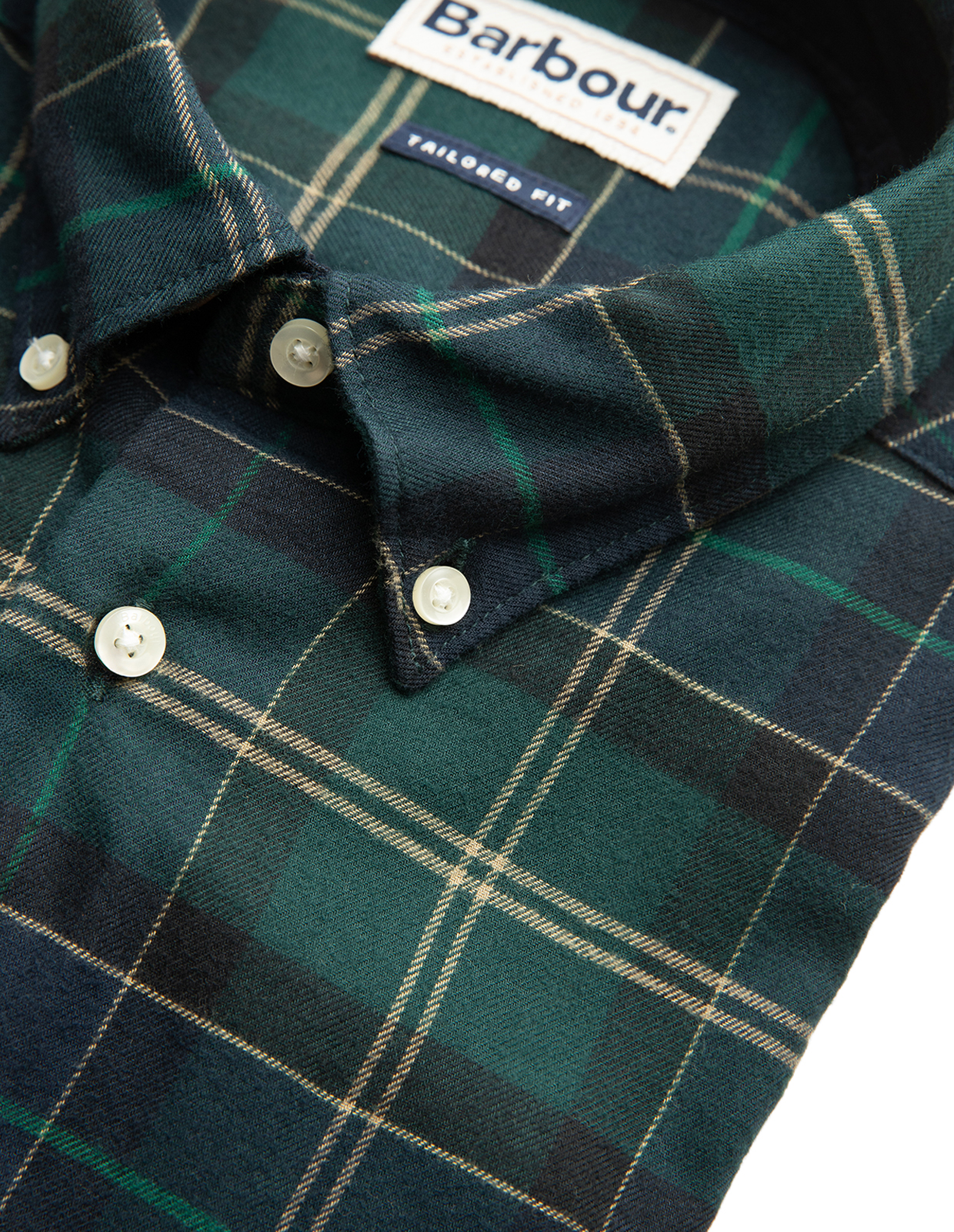 Fortrose Skjorta Grön/Blå Rutig XL