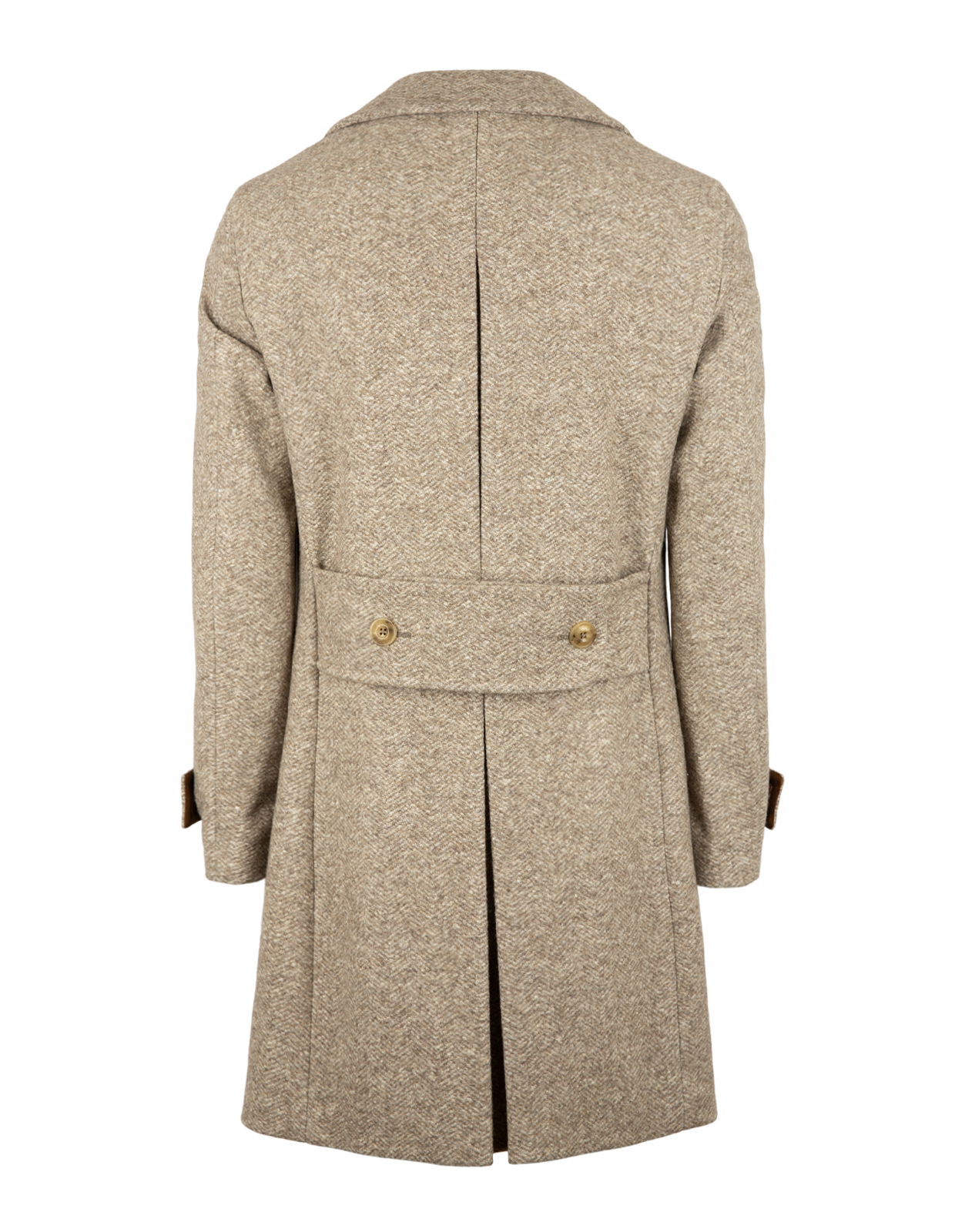 Polo Coat Rock Dubbelknäppt Gråbeige