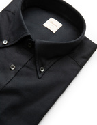 Regular Skjorta Flanell Bomull Svart XXL