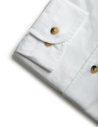 Casual Fit Skjorta Bomull Tvättad Vit M