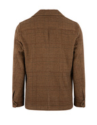 Overshirt Ullblandning Rutig Brun M