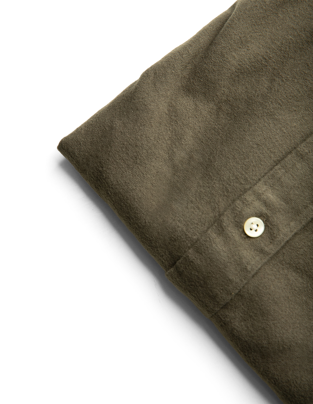 Custom Fit Skjorta Bomull Mörkgrön S