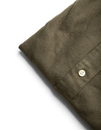 Custom Fit Skjorta Bomull Mörkgrön S