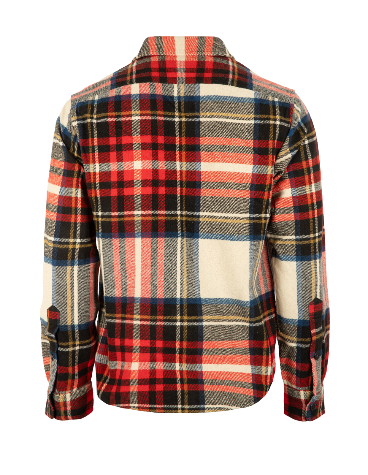 Flannel Sport Shirt Röd/Off White