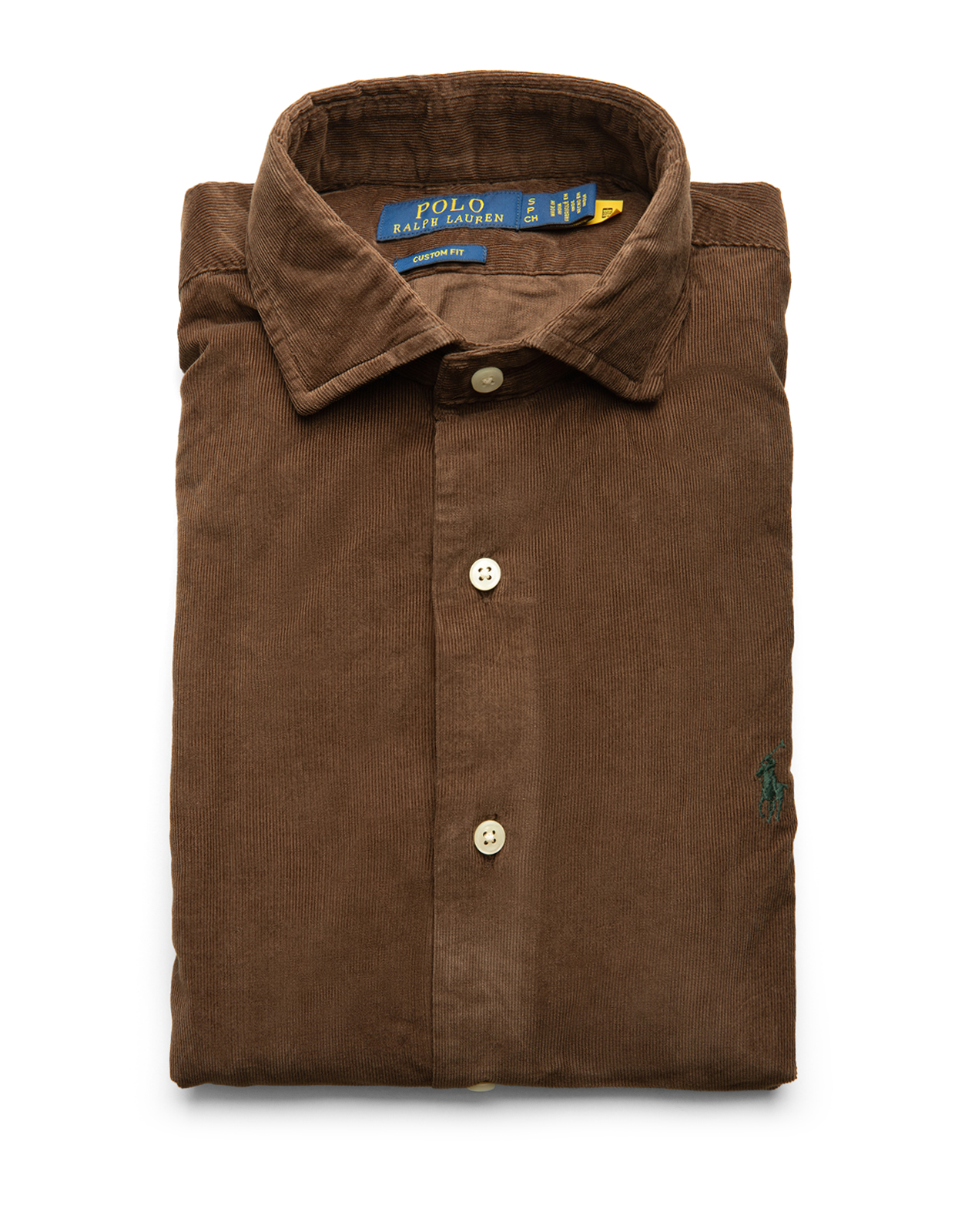 Custom Fit Skjorta Manchester Mörkbrun XL