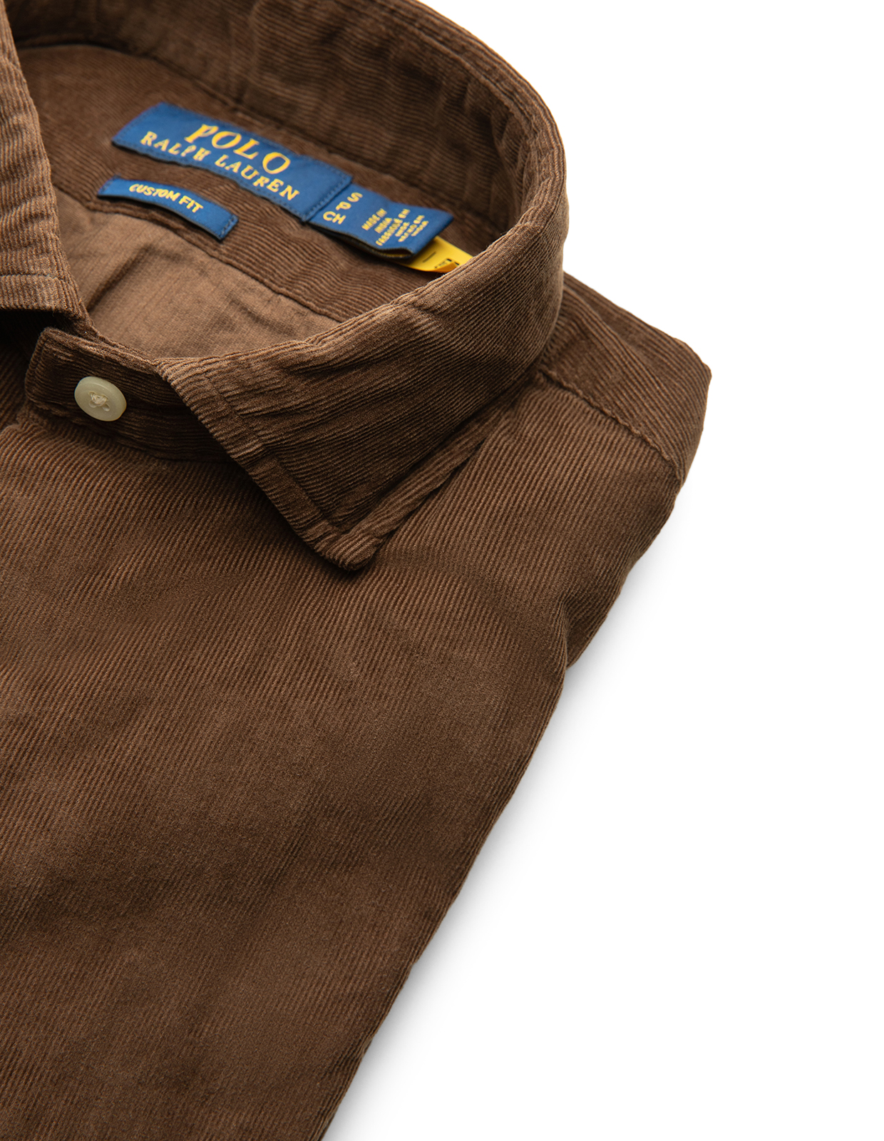 Custom Fit Skjorta Manchester Mörkbrun XL