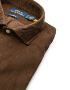 Custom Fit Skjorta Manchester Mörkbrun XL