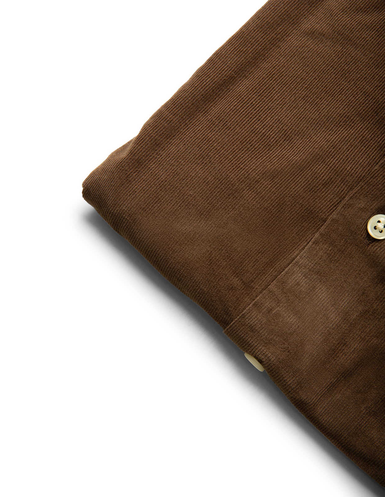 Custom Fit Skjorta Manchester Mörkbrun XL