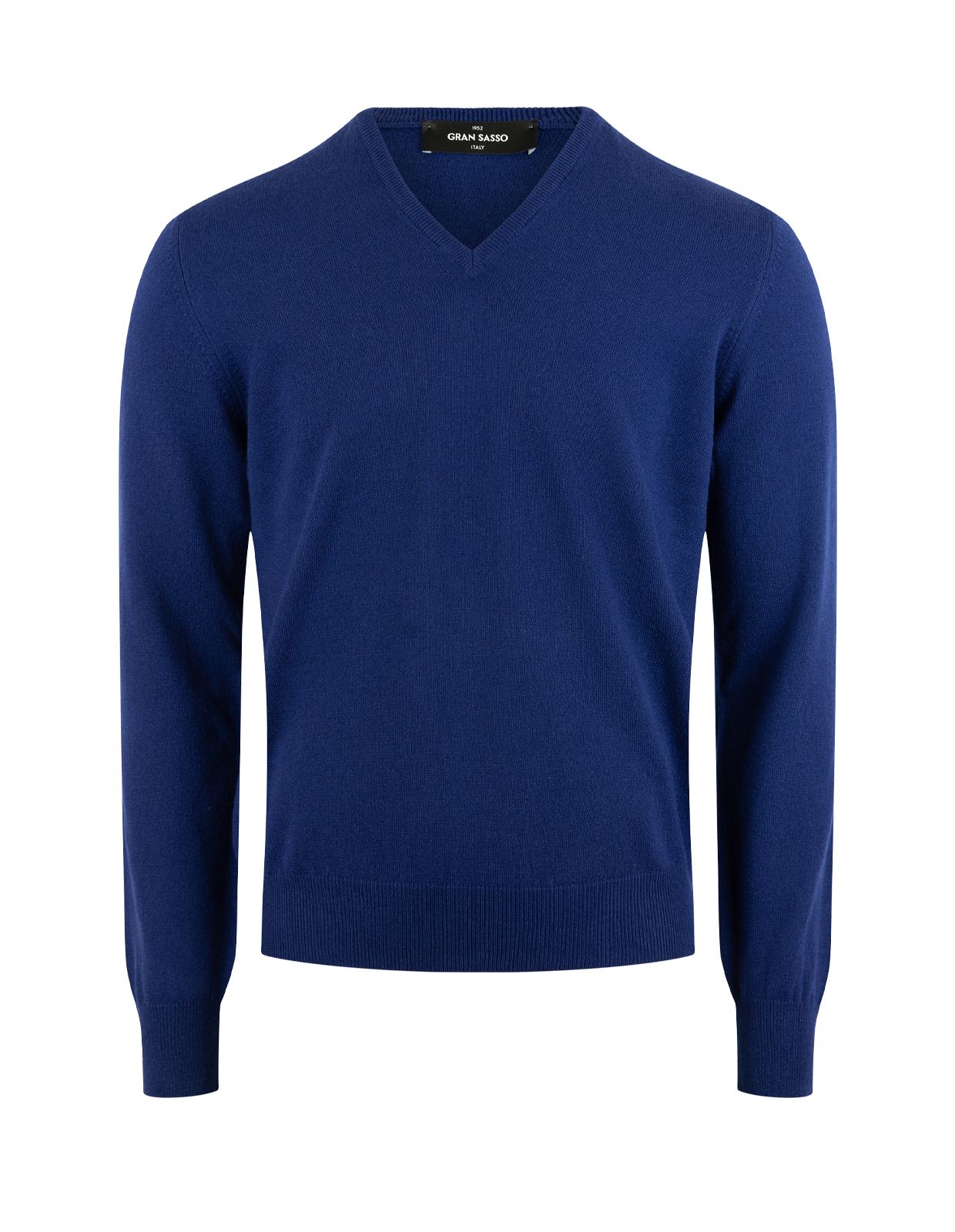 Tröja V-ringad Cashmere Marinblå 48