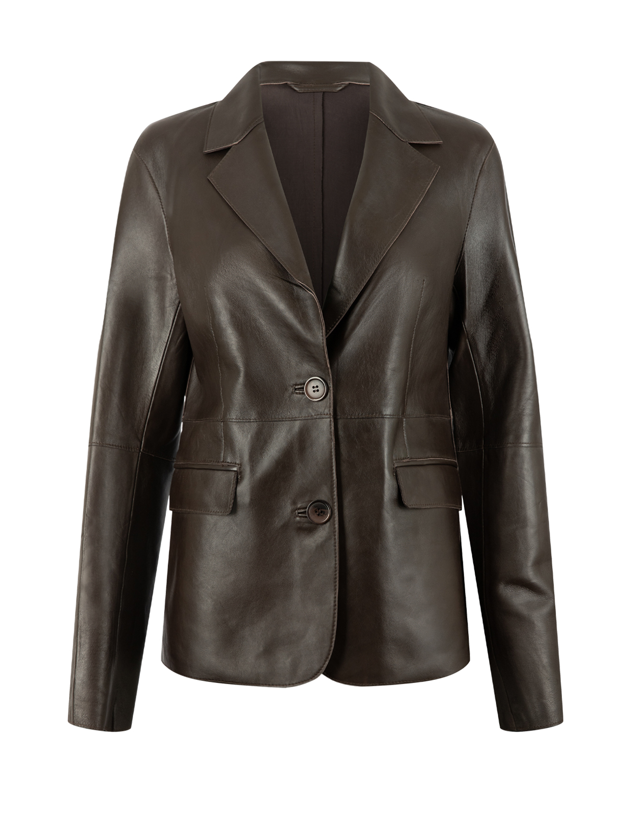 Nina Kavaj Lammnappa Mörkbrun