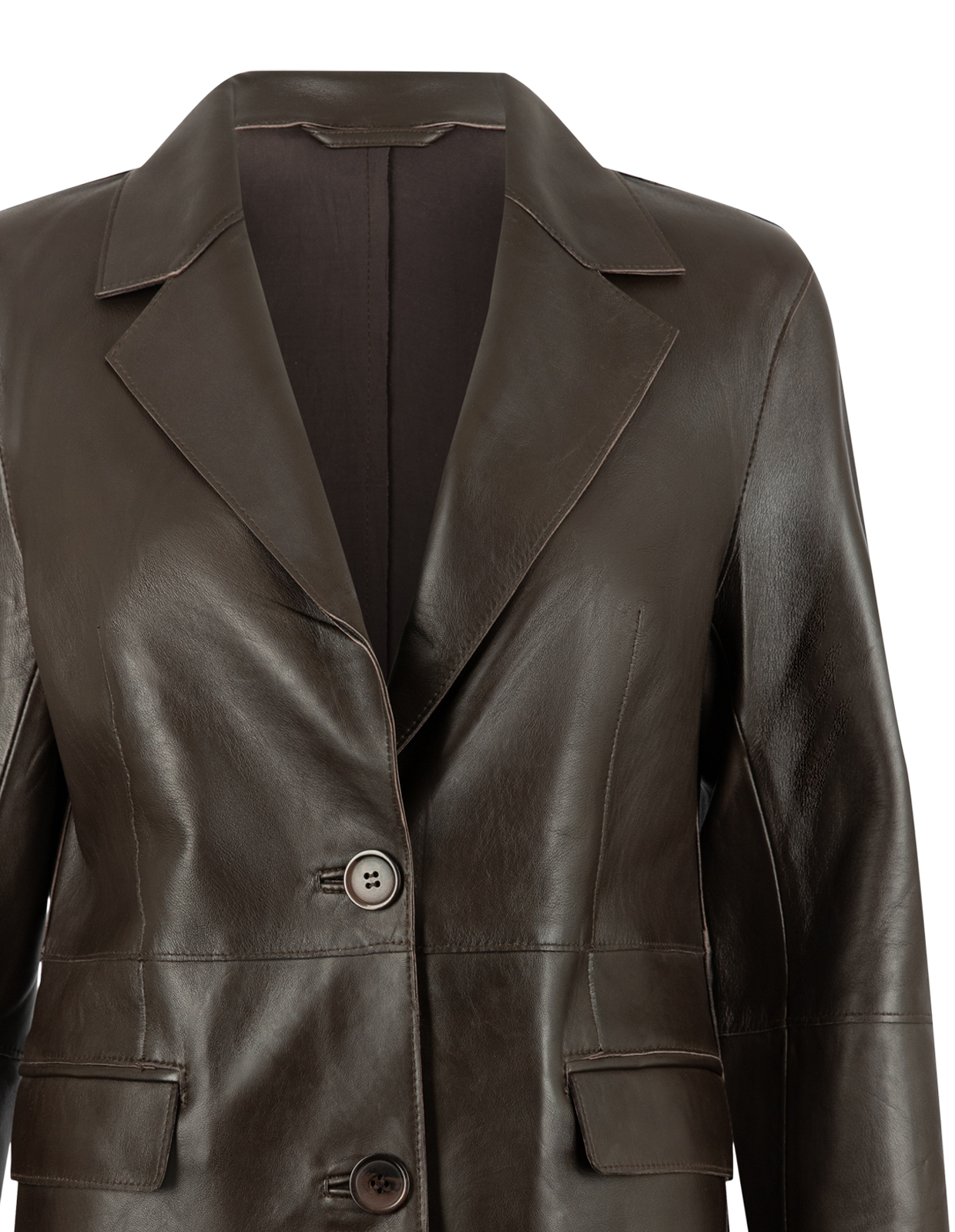 Nina Kavaj Lammnappa Mörkbrun 44