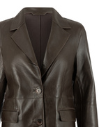 Nina Kavaj Lammnappa Mörkbrun 44