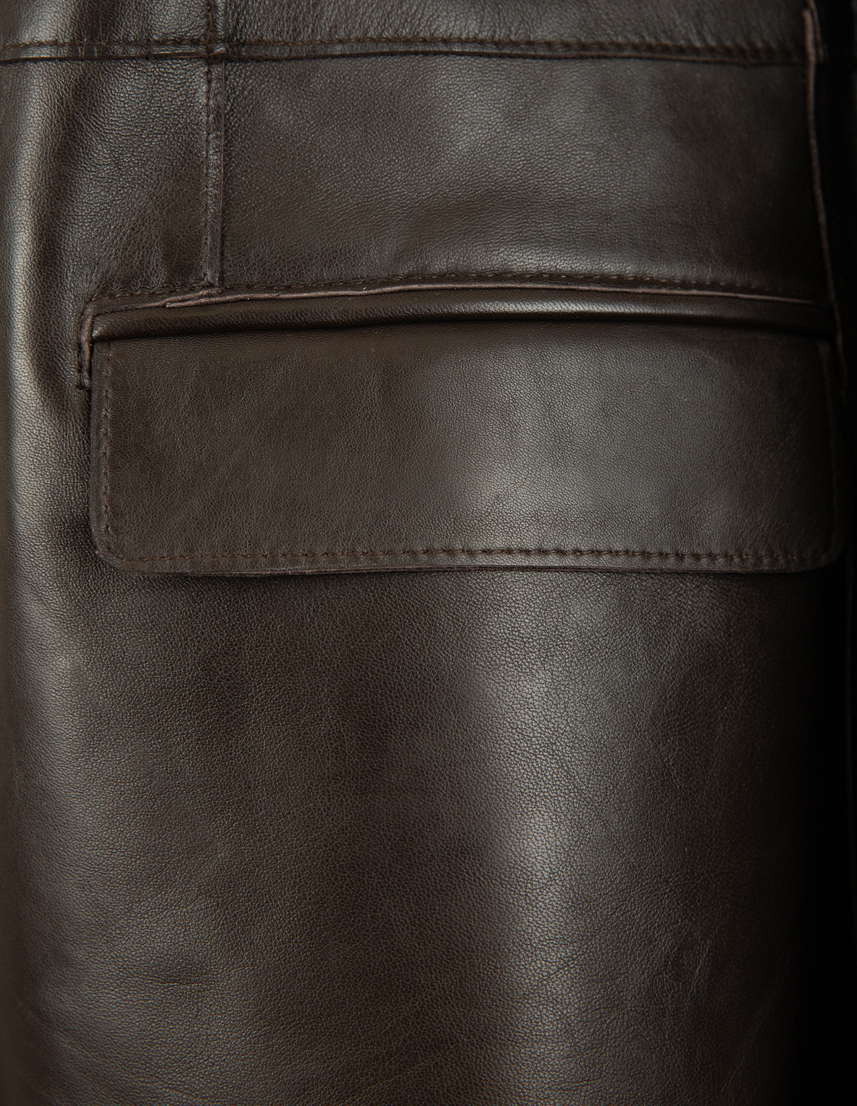 Nina Kavaj Lammnappa Mörkbrun 44