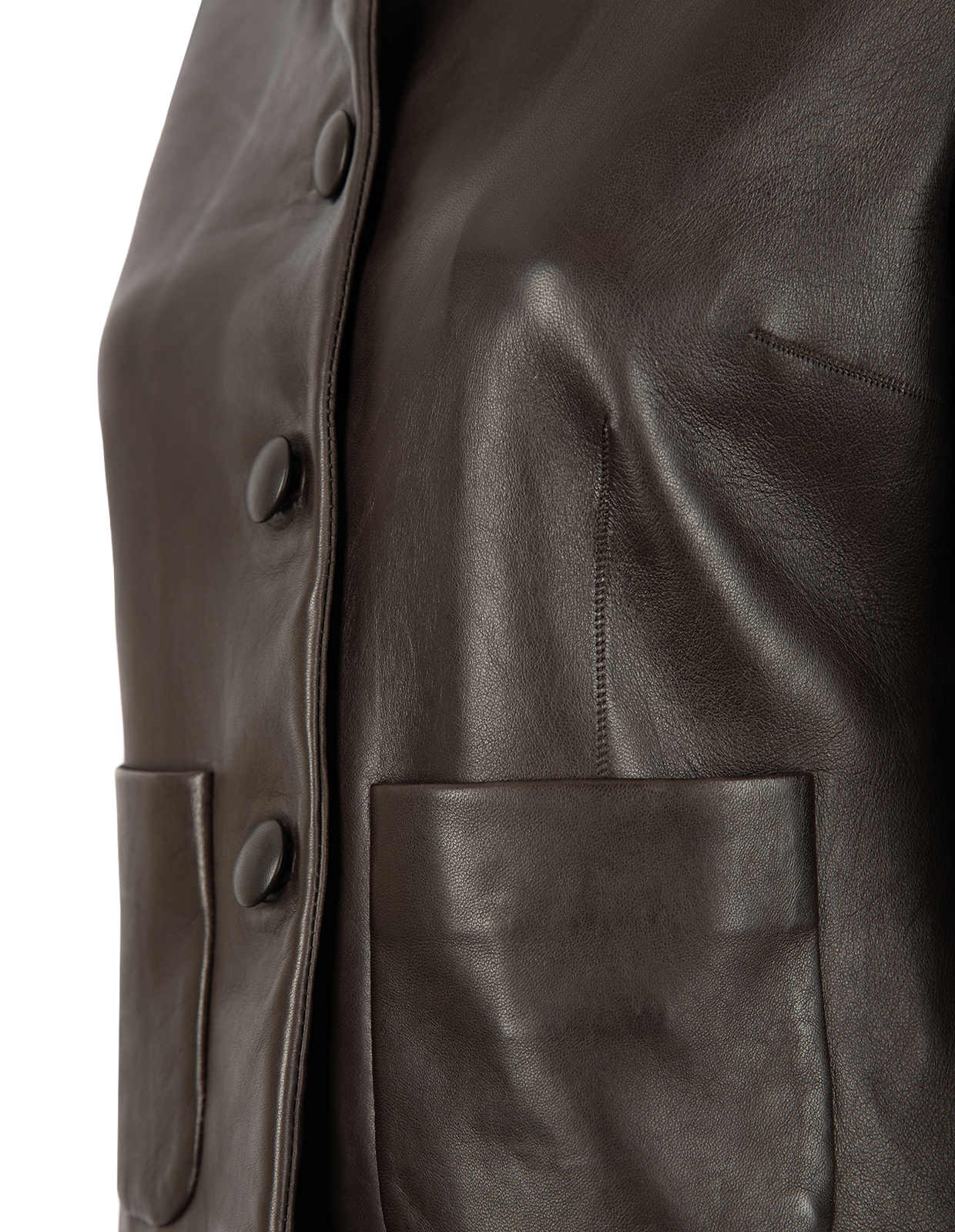 Storm Skinnjacka Mörkbrun 44