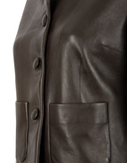 Storm Skinnjacka Mörkbrun 44