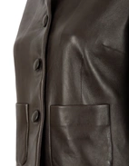 Storm Skinnjacka Mörkbrun 34