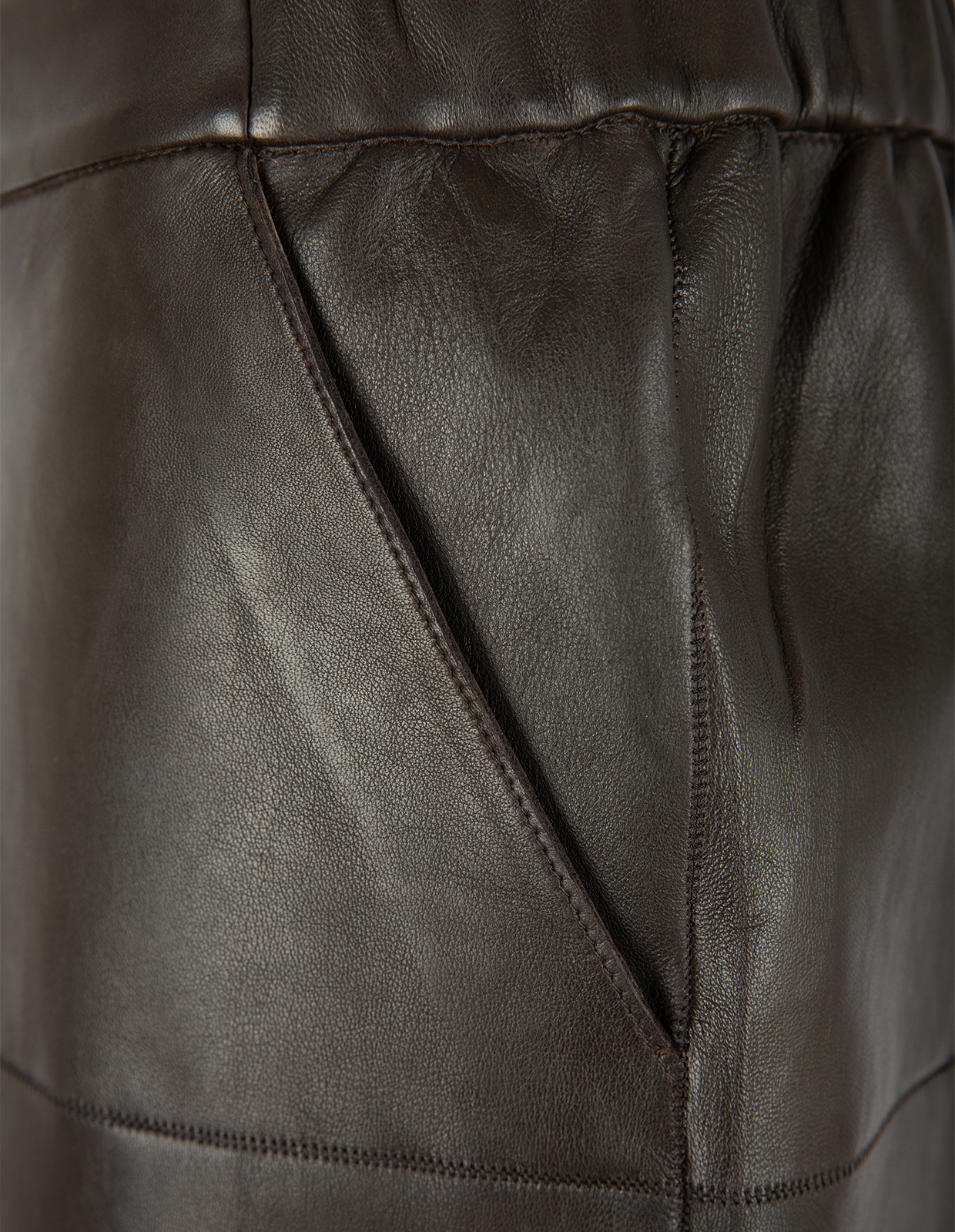 Arlene Pennkjol Lammskinn Mörkbrun 44