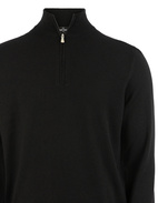 Tröja Zip Cashmere Svart 54