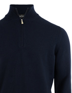 Tröja Zip Cashmere Navy 52