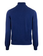 Tröja Zip Cashmere Marinblå 48