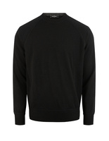 Tröja Rundhals Raglan Cashmere Svart