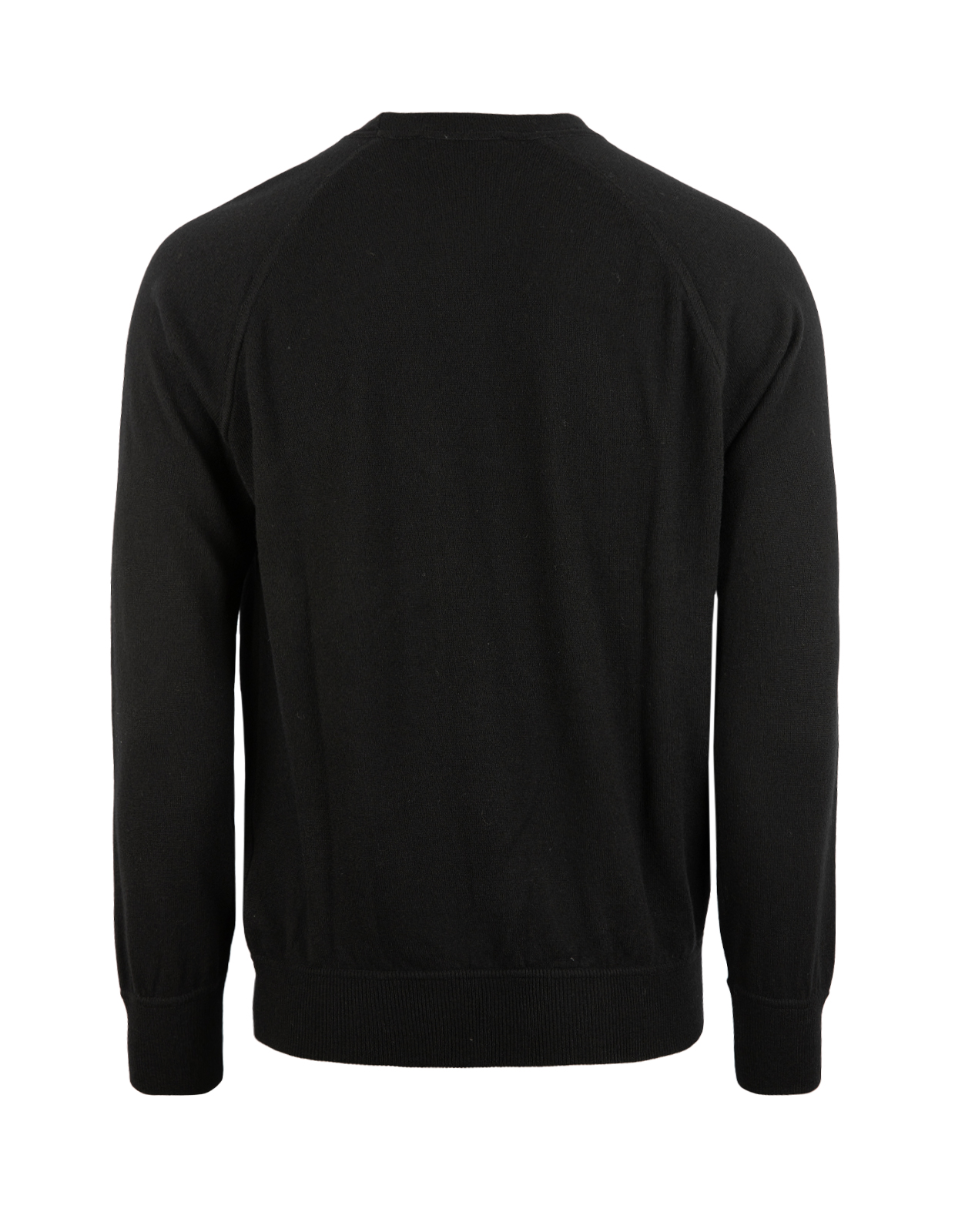 Tröja Rundhals Raglan Cashmere Svart 52