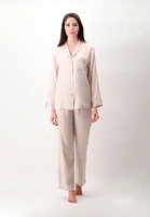 Pyjamas Siden Champagne