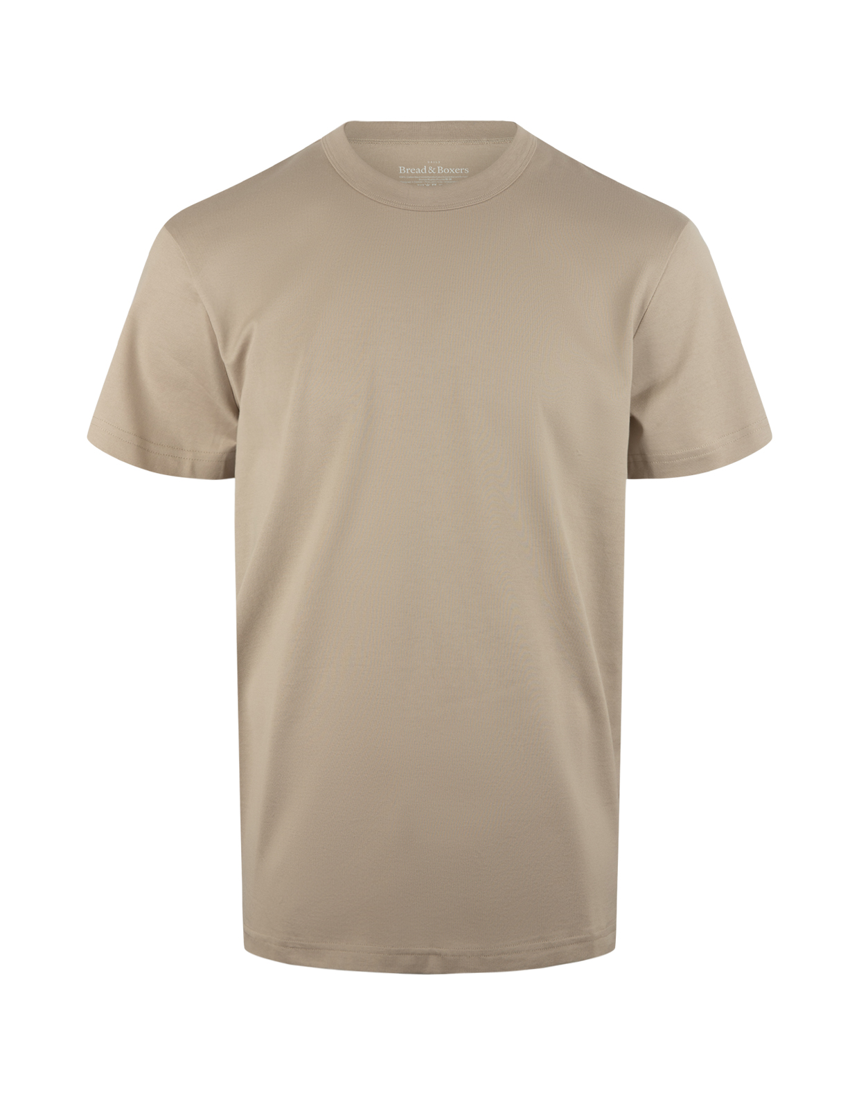 Crew Neck Pima Beige