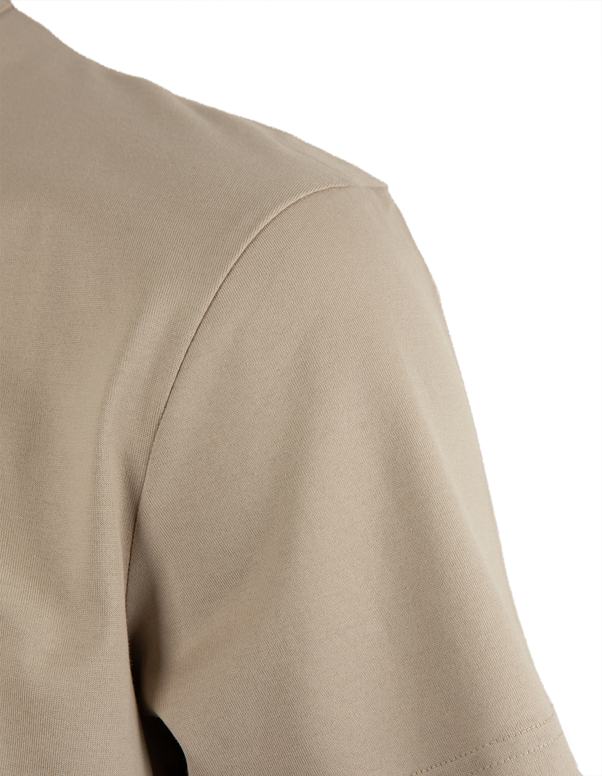 Crew Neck Pima Beige