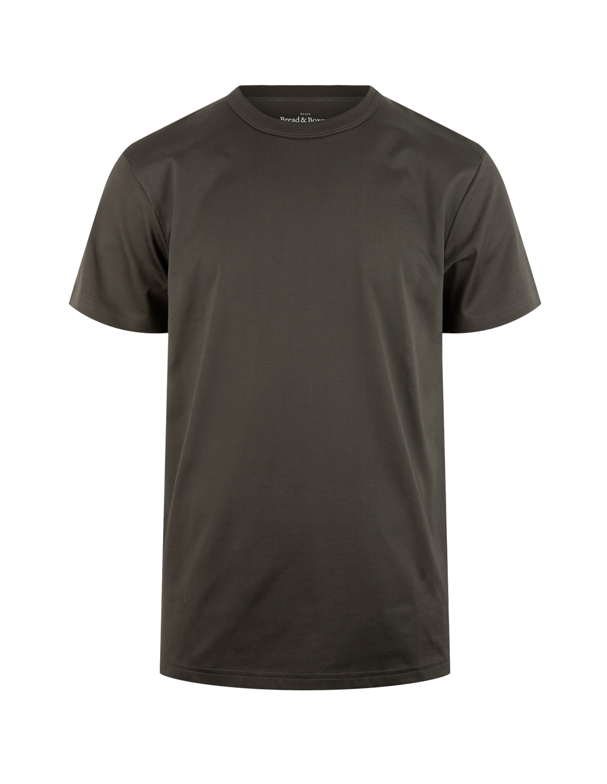 Crew Neck Pima Mörkgrå